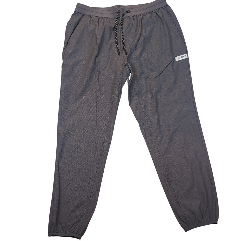 Legends Luka HD Joggers Pants Mens XL Grey Training Athletic Ventilated Nylon